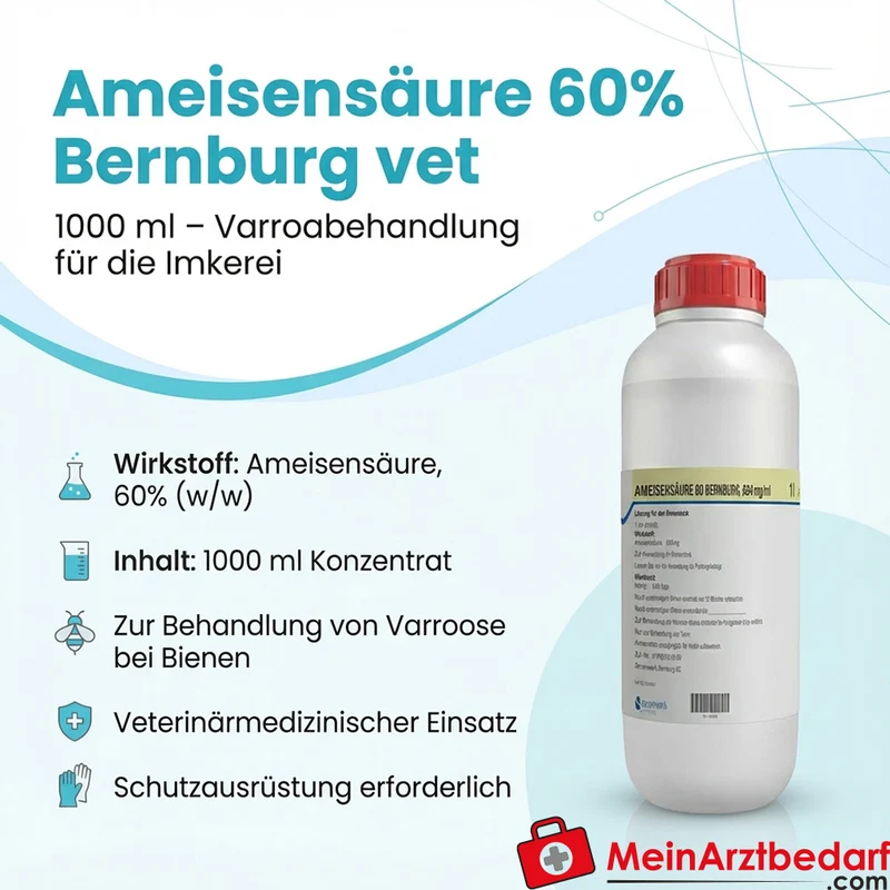 Ameisensäure 60 Bernb vet 1000 ml