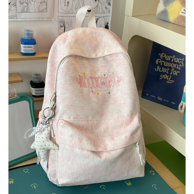 Lässiger Canvas-Rucksack mit Schlüsselanhänger Karnz