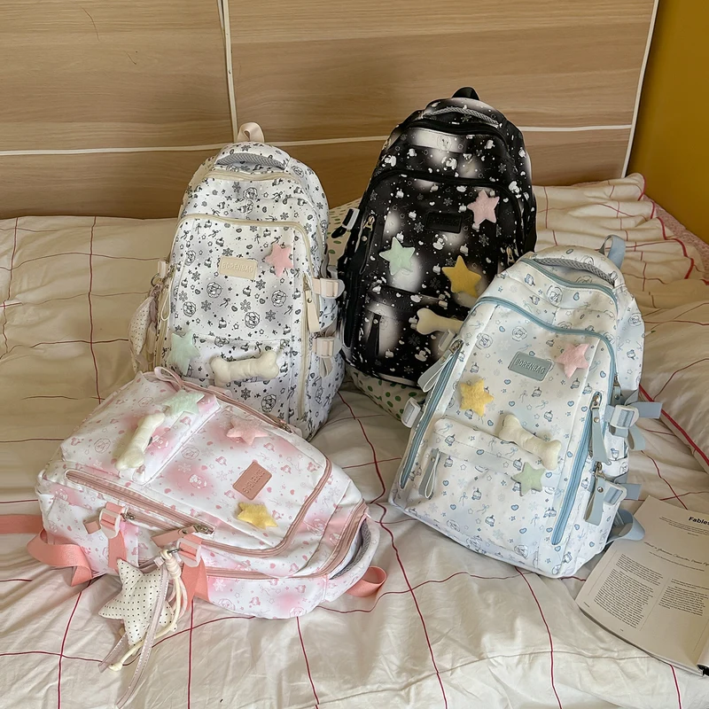 Künstlerisch gemusterter Rucksack Karnz
