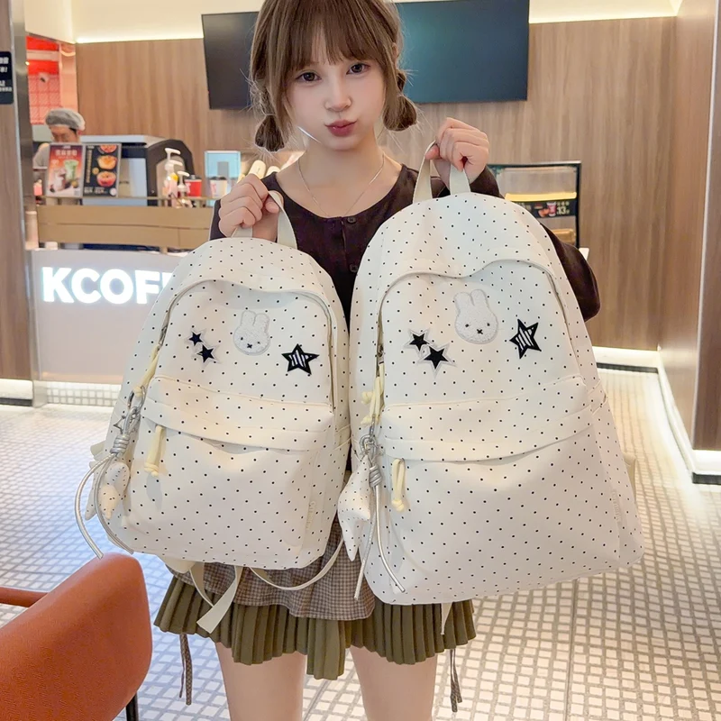 Verspielt Bunny und Sternen-Themen Rucksack Karnz