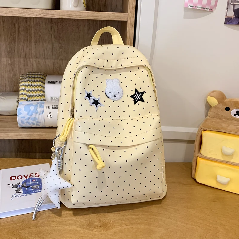 Verspielt Bunny und Sternen-Themen Rucksack Karnz