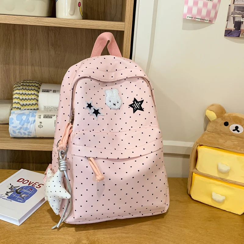 Verspielt Bunny und Sternen-Themen Rucksack Karnz