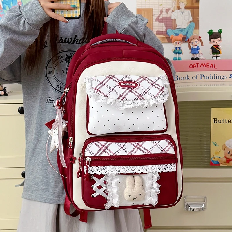 Verspielter Rucksack mit Mehrfachfach-Design Karnz