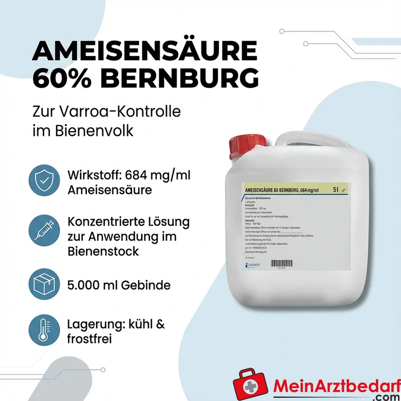 Ameisensäure 60 Bernb vet 5000 ml