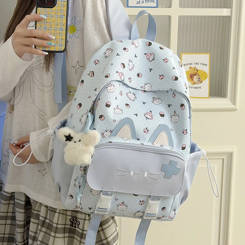 Cartoon-Themen Katzenohren Rucksack Karnz