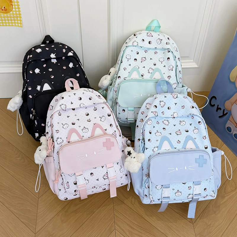 Cartoon-Themen Katzenohren Rucksack Karnz