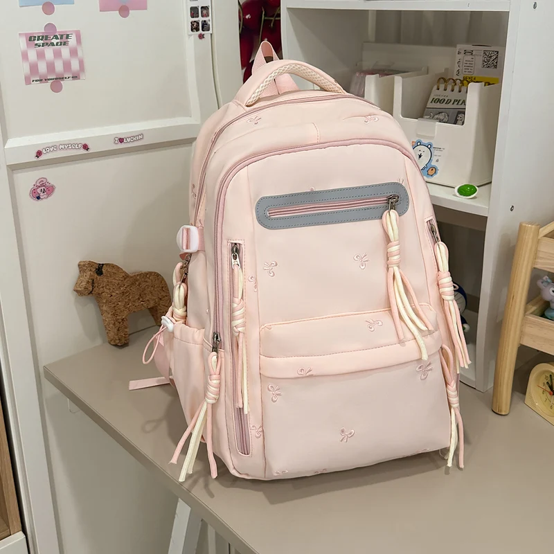 Dekorative Floral Bestickte Rucksack Karnz