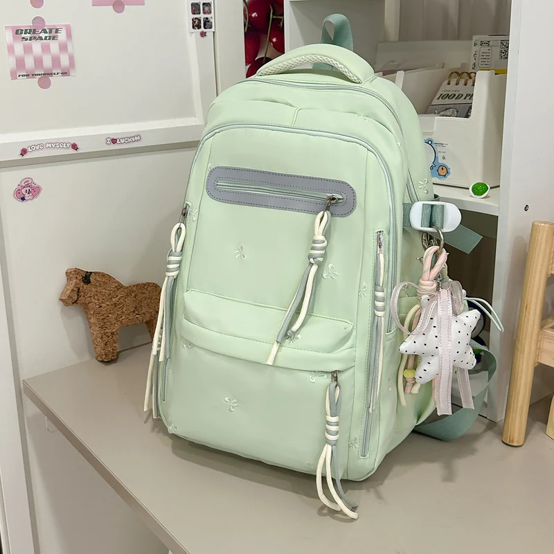 Dekorative Floral Bestickte Rucksack Karnz