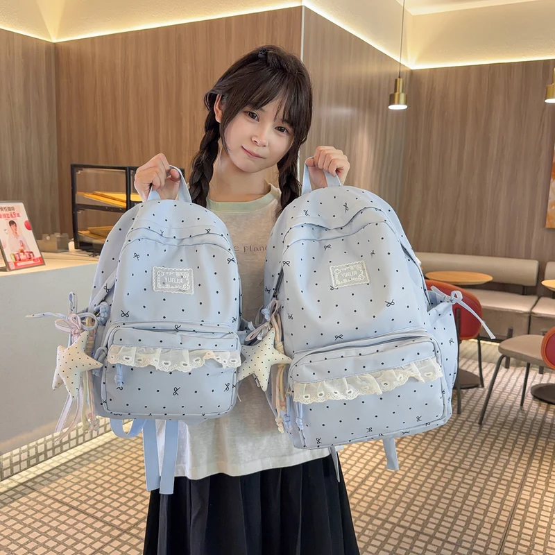Adorable Polka Dot Rucksack Karnz