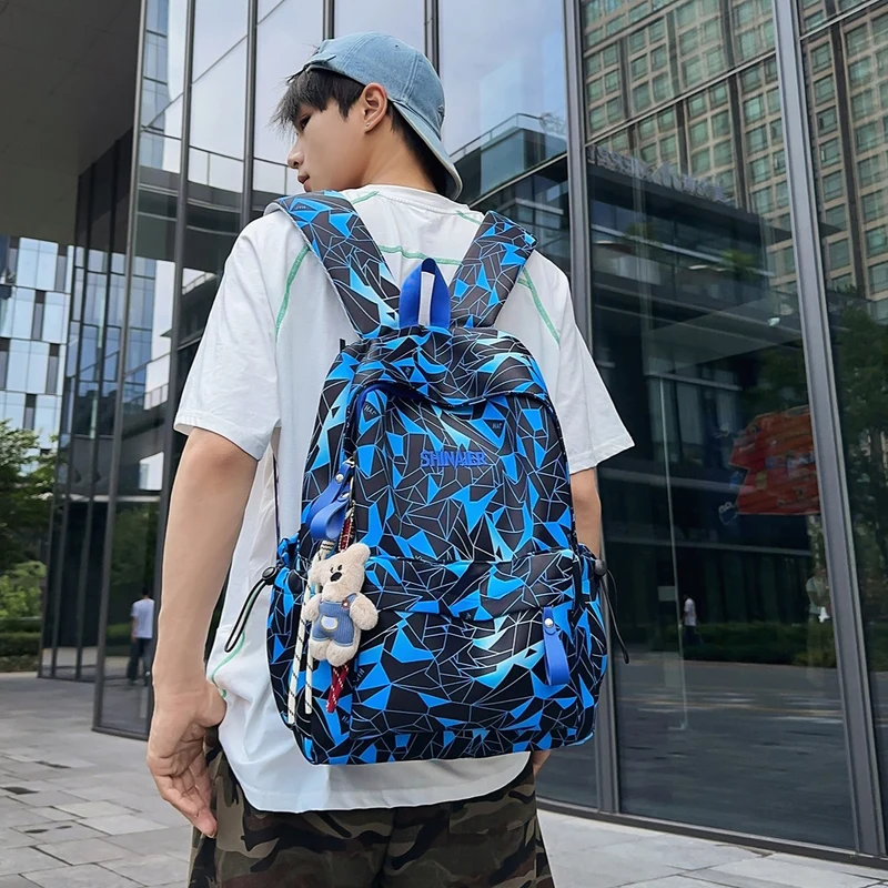 Geometrisches Muster Lässiger Rucksack Karnz