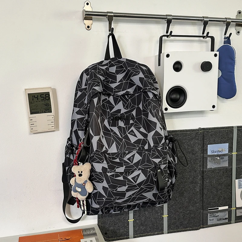 Geometrisches Muster Lässiger Rucksack Karnz