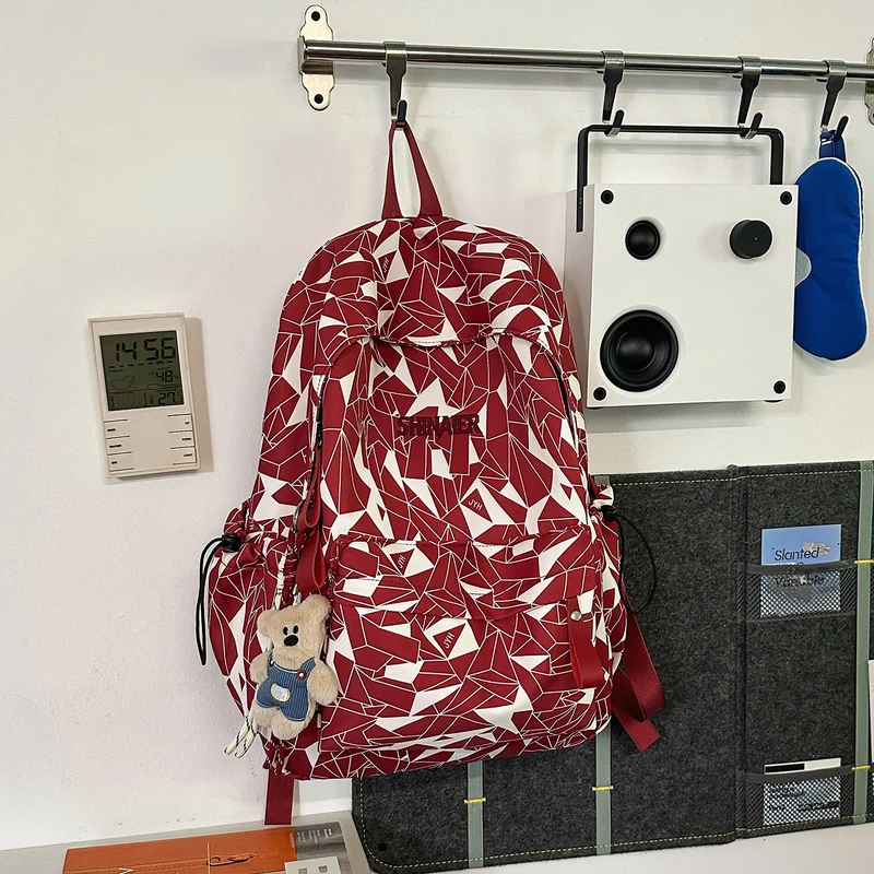 Geometrisches Muster Lässiger Rucksack Karnz