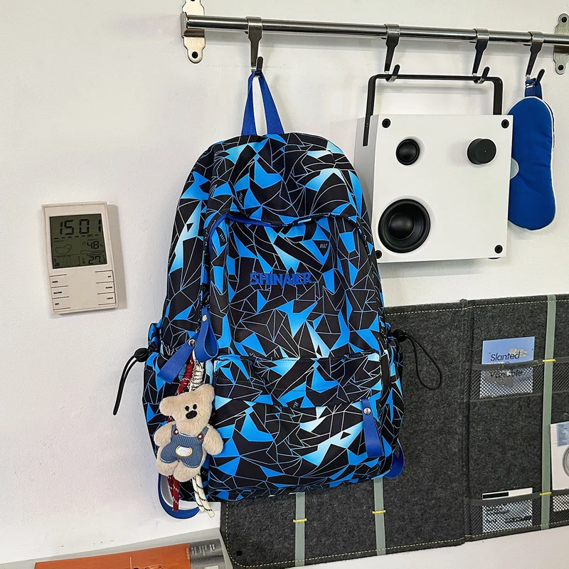 Geometrisches Muster Lässiger Rucksack Karnz