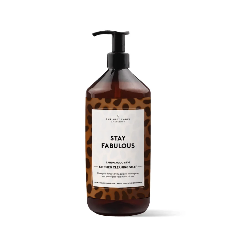 Das Geschenkelabel Stay Fabulous Küchenreinigungsseife 1000ml