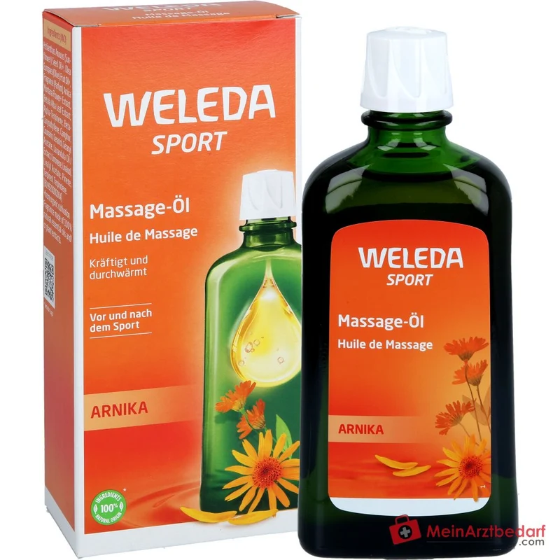 Weleda Sport Massage-Öl Arnika, 200 ml