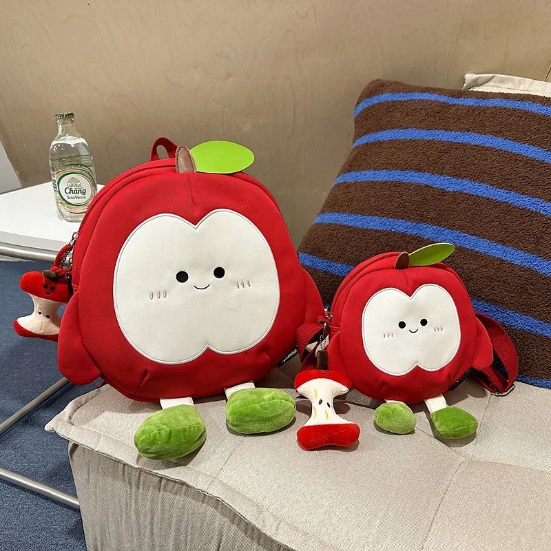Cartoon Fruit-Themed Plüsch Rucksack Karnz