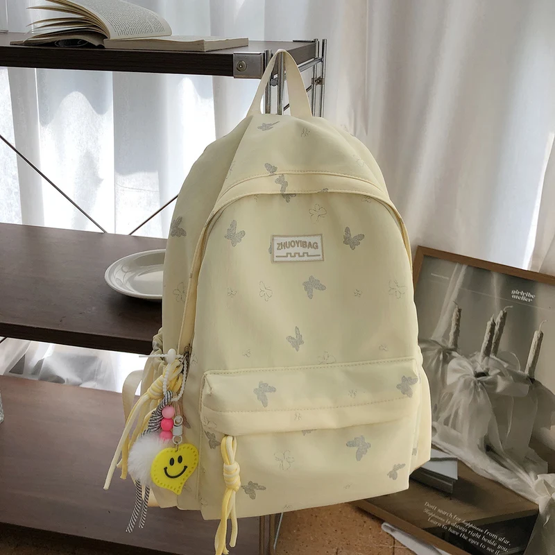 Schmetterlingsdruck Casual Rucksack Karnz