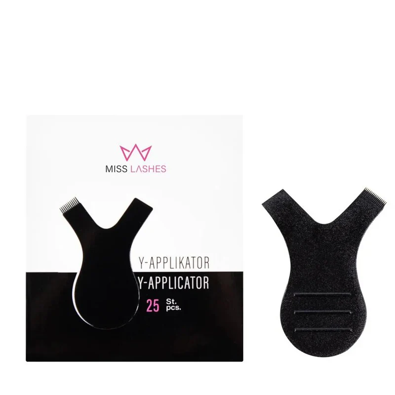 MISS LASHES Y - Applikator schwarz 25 Stück