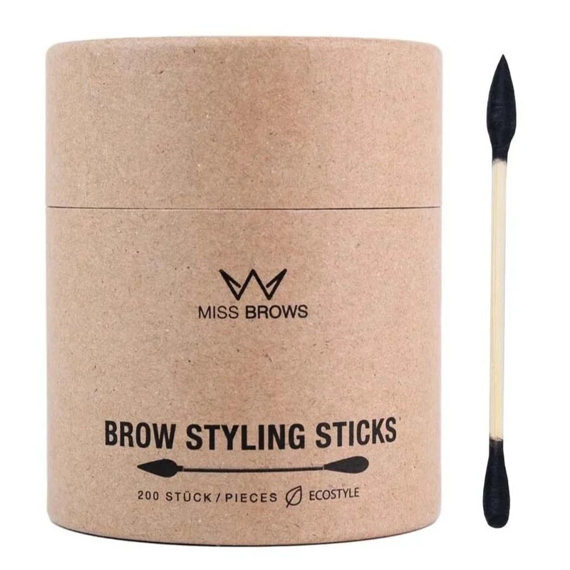 MISS LASHES Brow Styling Sticks Schwarz 200 Stück