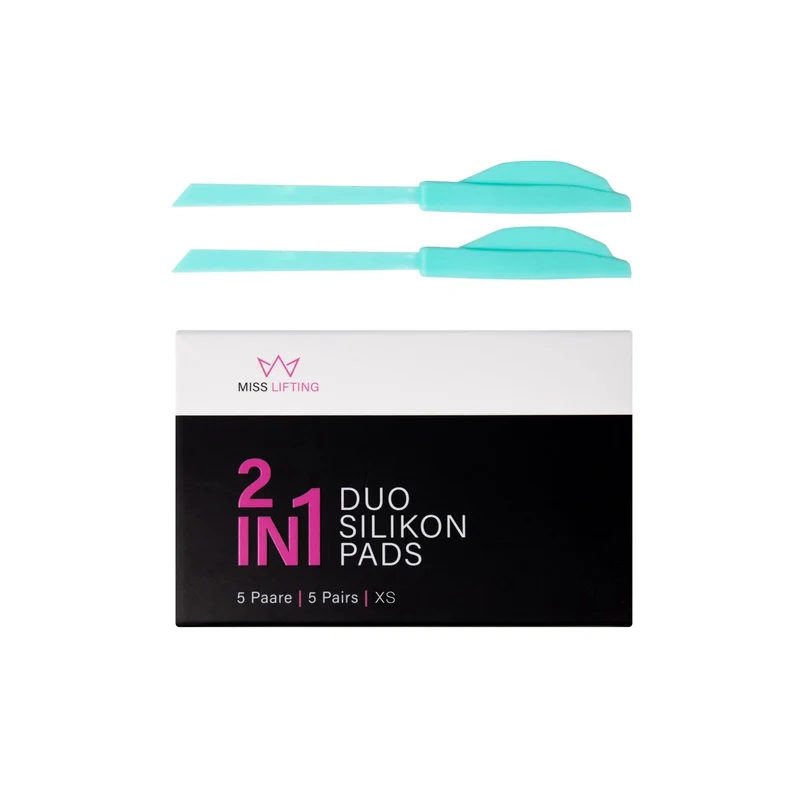 MISS LASHES 2 in 1 Duo Silikonpads 5 Paare verschiedene Größen