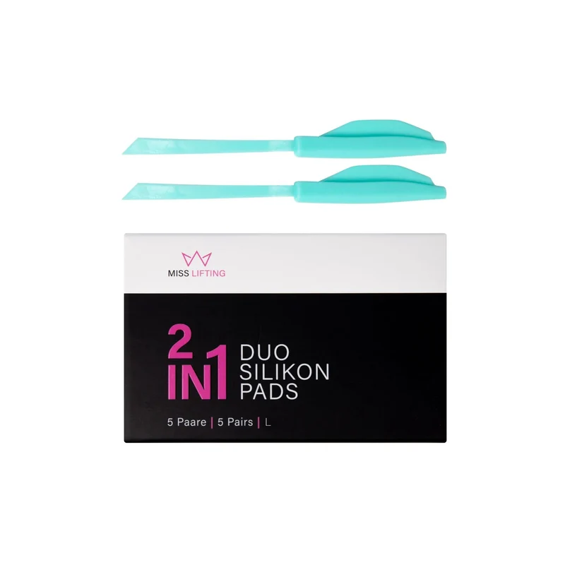 MISS LASHES 2 in 1 Duo Silikonpads 5 Paare verschiedene Größen