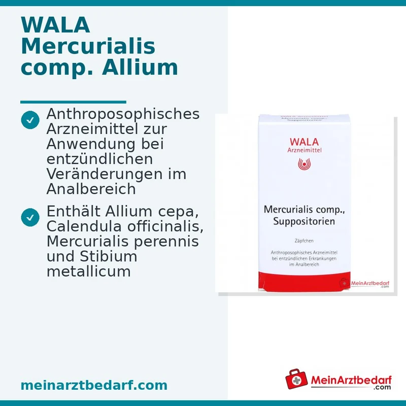 WALA Mercurialis comp. Suppositorien, 10 St.