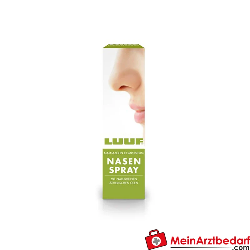 LUUF Nasenspray 15 ml, Naphazolin & Diphenhydramin – abschwellend bei Schnupfen/Heuschnupfen