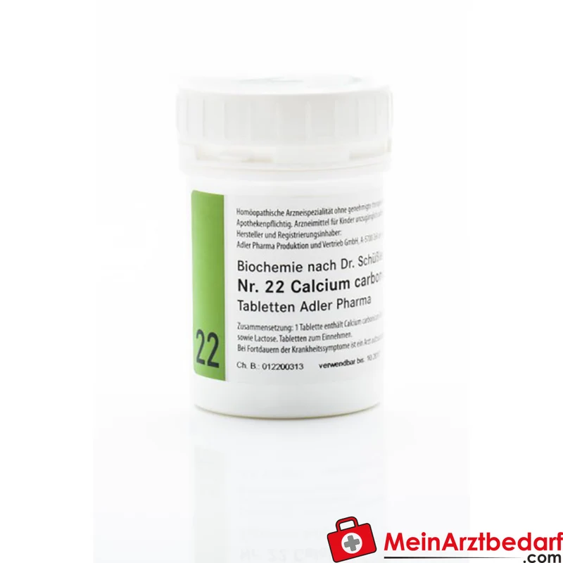Adler Pharma Schüßler Salz Nr. 22 Calcium carbonicum D12 Tabletten 500 g