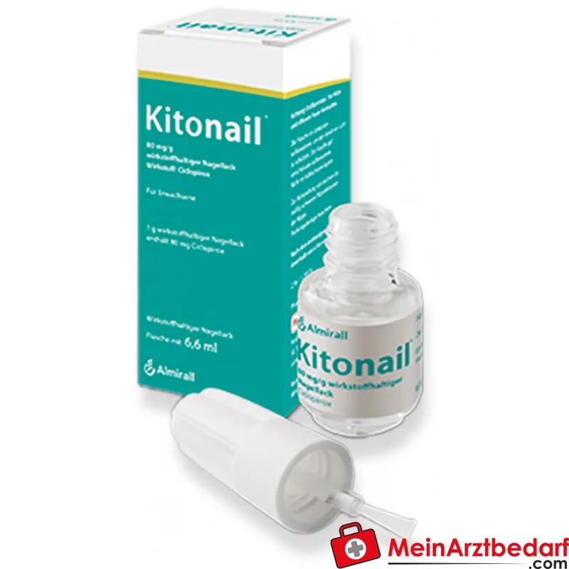 Kitonail medizinischer Nagellack Ciclopirox 6 ml gegen Nagelpilz