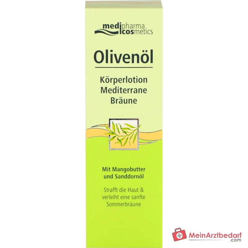 medipharma cosmetics Olivenöl Körperlotion Mediterrane Bräune, 200 ml