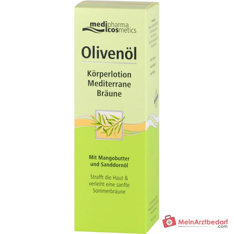 medipharma cosmetics Olivenöl Körperlotion Mediterrane Bräune, 200 ml