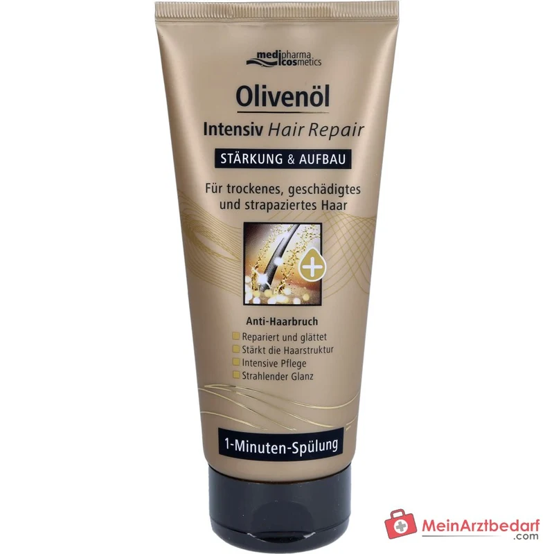 medipharma cosmetics Olivenöl Intensiv Hair Repair 1-Minuten-Spülung, 200 ml