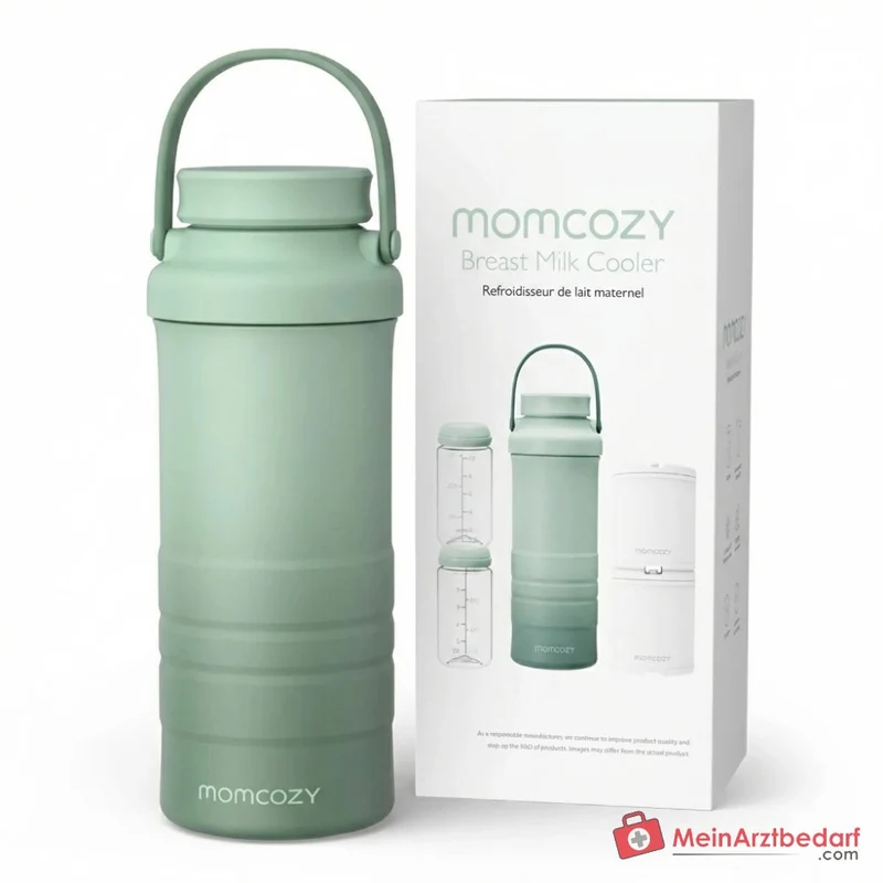 Momcozy Tragbarer Muttermilchkühler für 2x 325 ml Flaschen, BPA-frei, TSA-freundlich
