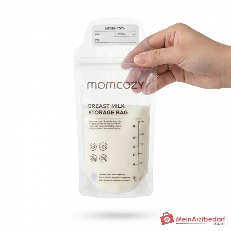 Momcozy Muttermilchbeutel mit Temperaturanzeige, 50 Stk.