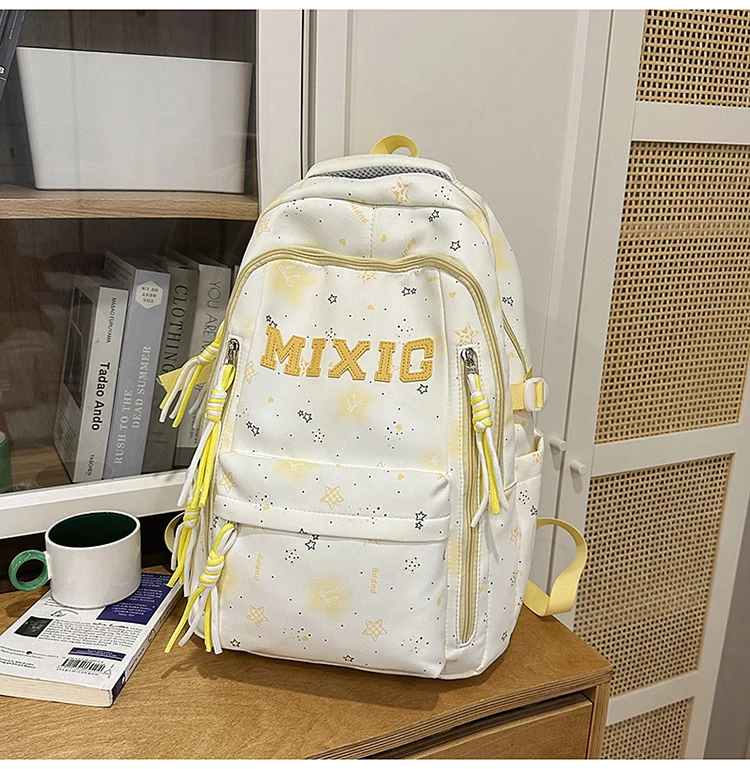 Trendige Illustrierte Grafik Rucksack Karnz