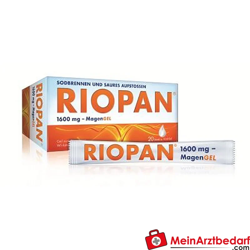 Takeda Riopan Magengel 1600 mg Antazidum gegen Sodbrennen, 20 Stück