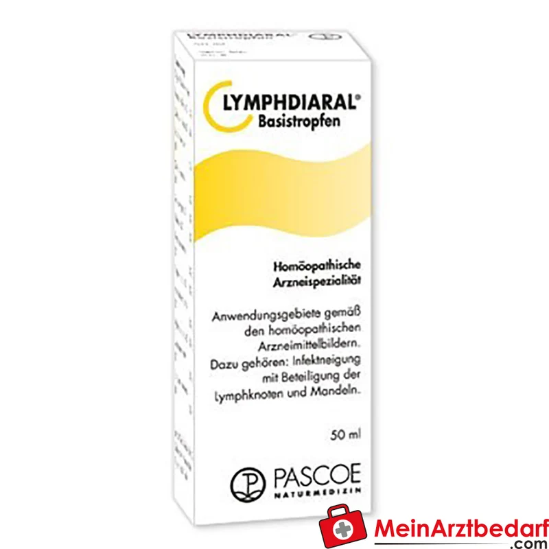 Pascoe Lymphdiaral Basistropfen 50 ml - homöopathisches Arzneimittel bei lymphatischen Beschwerden