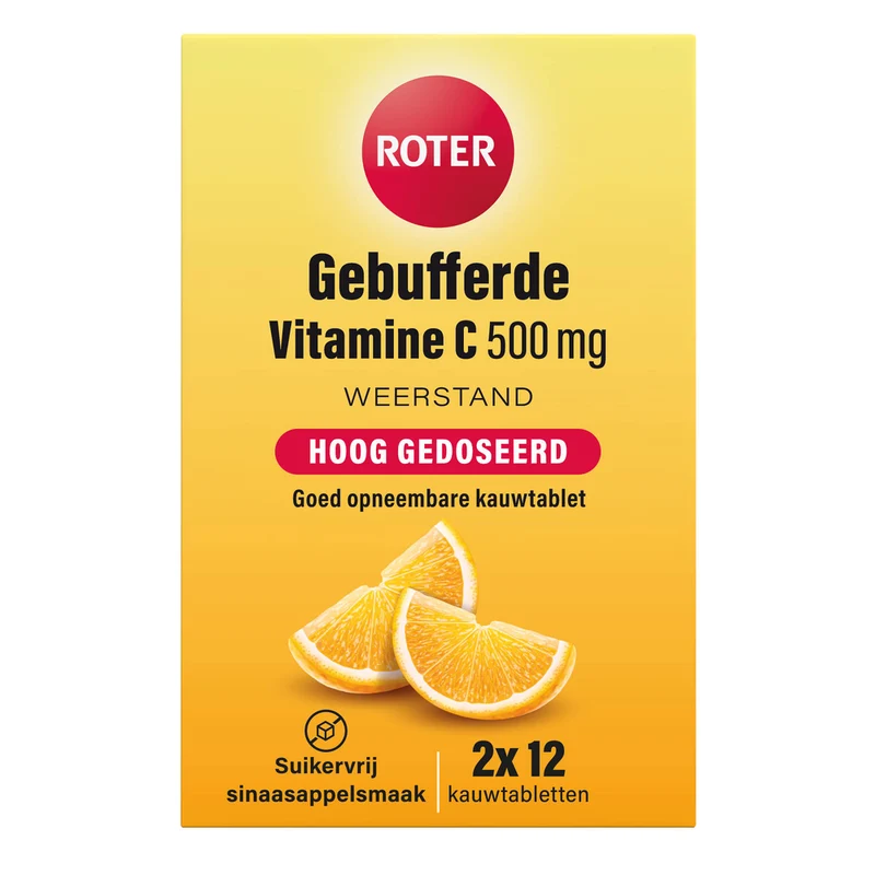 Roter Gebufferde Vitamine C 500mg 24 ktabletten