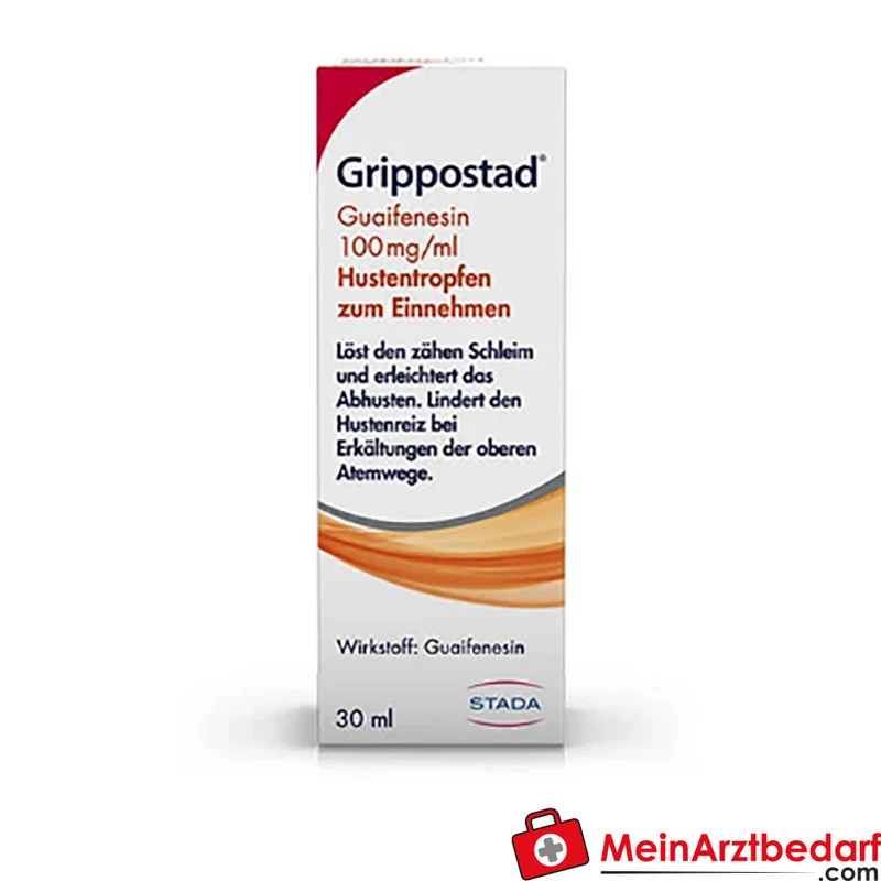 Stada Grippostad Guaifenesin Hustentropfen 100 mg/ml 30 ml ab 6 Jahren