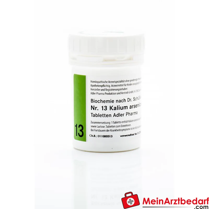 Adler Pharma Schüßler-Salz Nr.13 Kalium arsenicosum D12 Tabletten 500 g