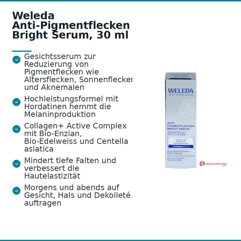 Weleda Anti-Pigmentflecken Bright Serum, 30 ml