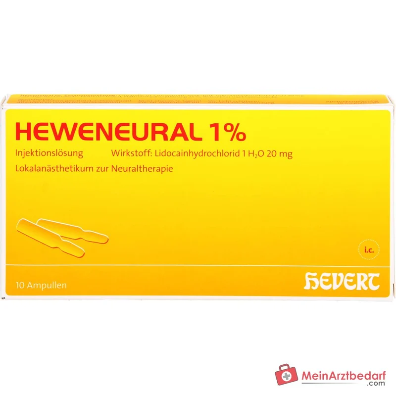 Hevert Heweneural 1% Injektionslösung, 100 x 2 ml