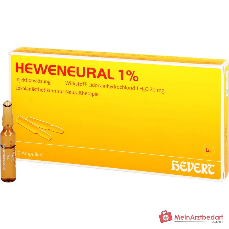Hevert Heweneural 1% Injektionslösung, 100 x 2 ml