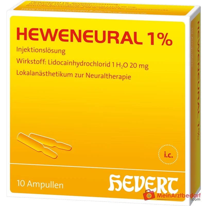 Hevert Heweneural 1% Injektionslösung, 100 x 2 ml