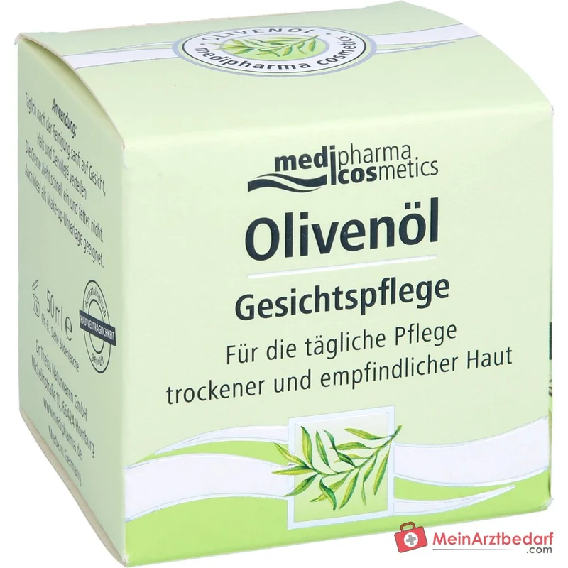 medipharma cosmetics Olivenöl Gesichtspflege Creme, 50 ml