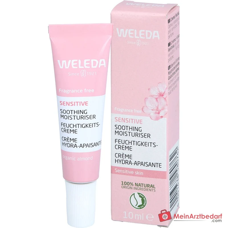 Weleda Sensitiv Feuchtigkeitscreme Mandel, 10 ml