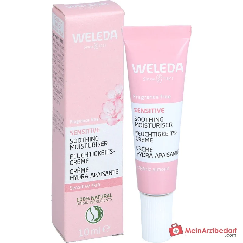 Weleda Sensitiv Feuchtigkeitscreme Mandel, 10 ml