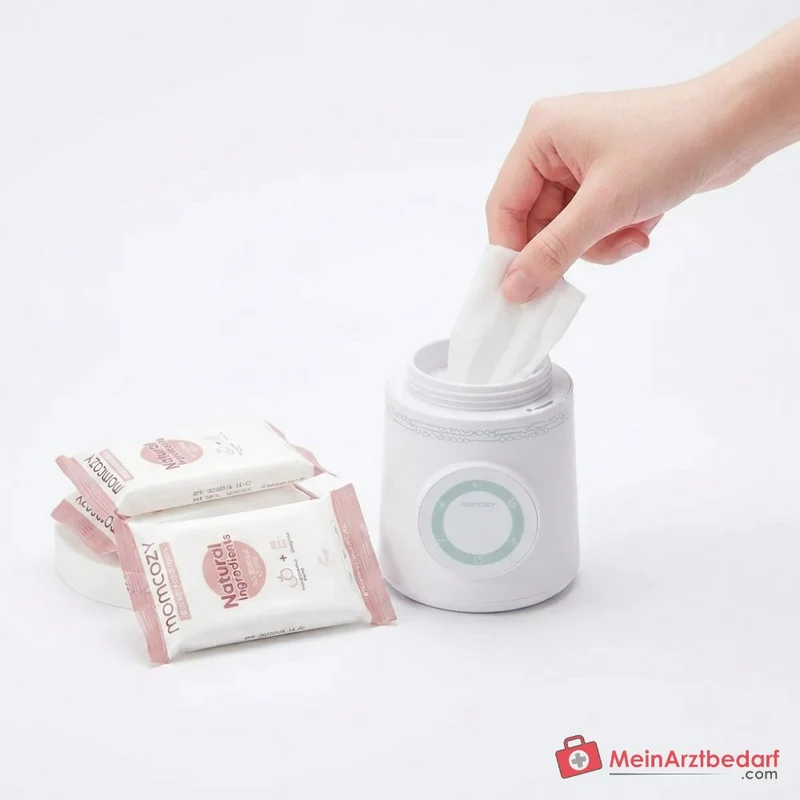 Momcozy Tragbarer Flaschenwärmer kabellos mit Keramik-Heizplatte