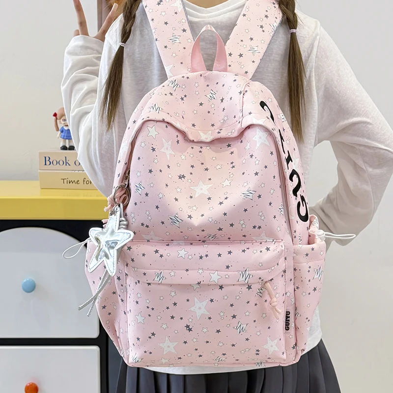 Stylischer Schulrucksack mit Sternenmotiv Karnz