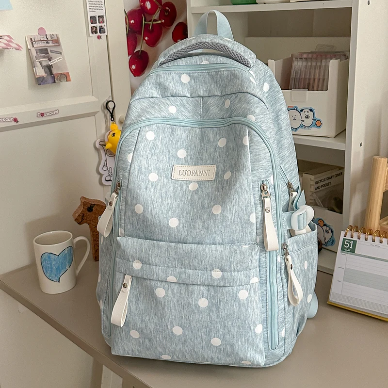 Stylische gepunktete Rucksack Karnz